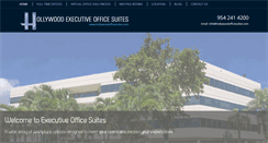 Desktop Screenshot of hollywoodofficesuites.com